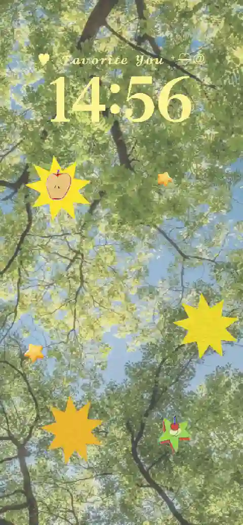 Summer Sunny Nature - DIY Live Wallpaper Template