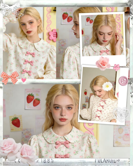 Coquette Vintage - Scrapbook Photo Template