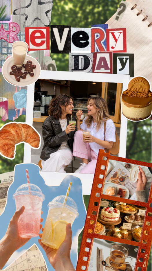 Vintage Scrapbook Daily - Photo Grid