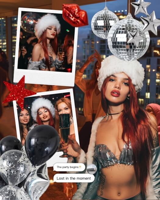 Glam Nightlife - Party Photo Scrapbook