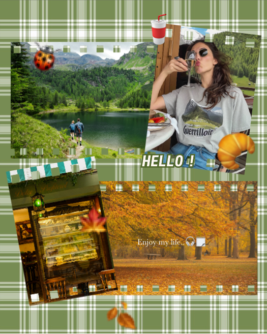 Scrapbook de Viajes Estético - Collage de Cine