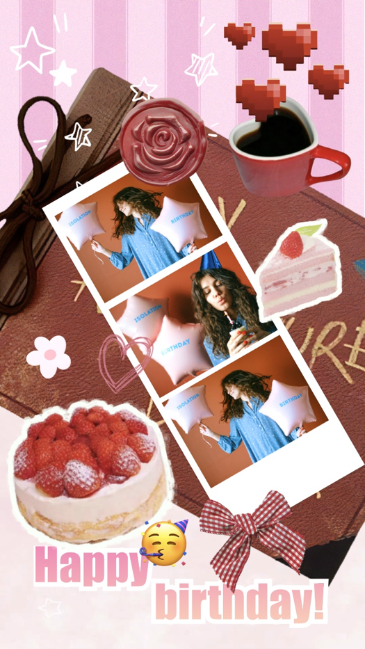 Cute Birthday Scrapbook - Filmstrip Template