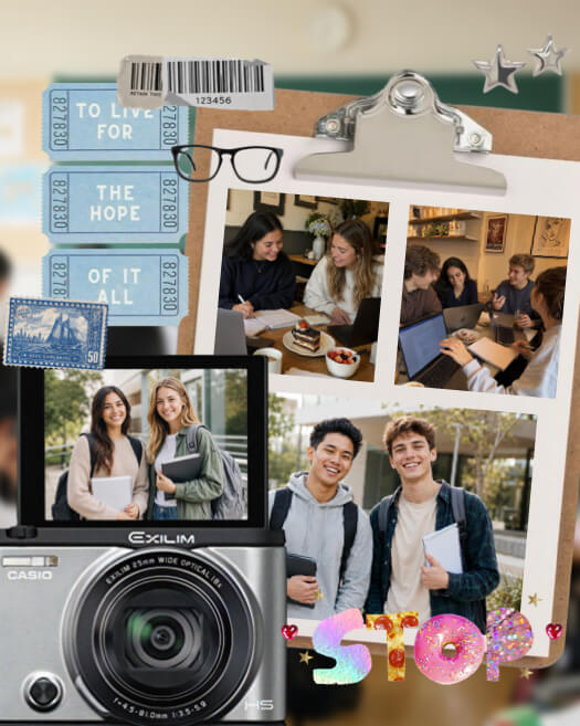 Vintage School Life - Photo Template