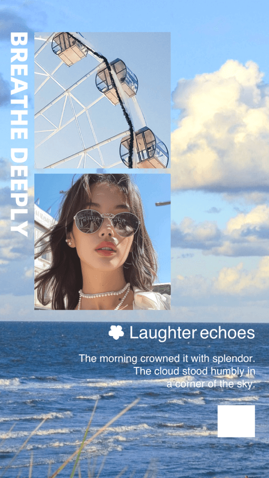 Minimalist Summer Travel - Moodboard Template
