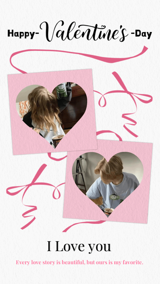 Cœur de Saint-Valentin Romantique - Modèle Photo