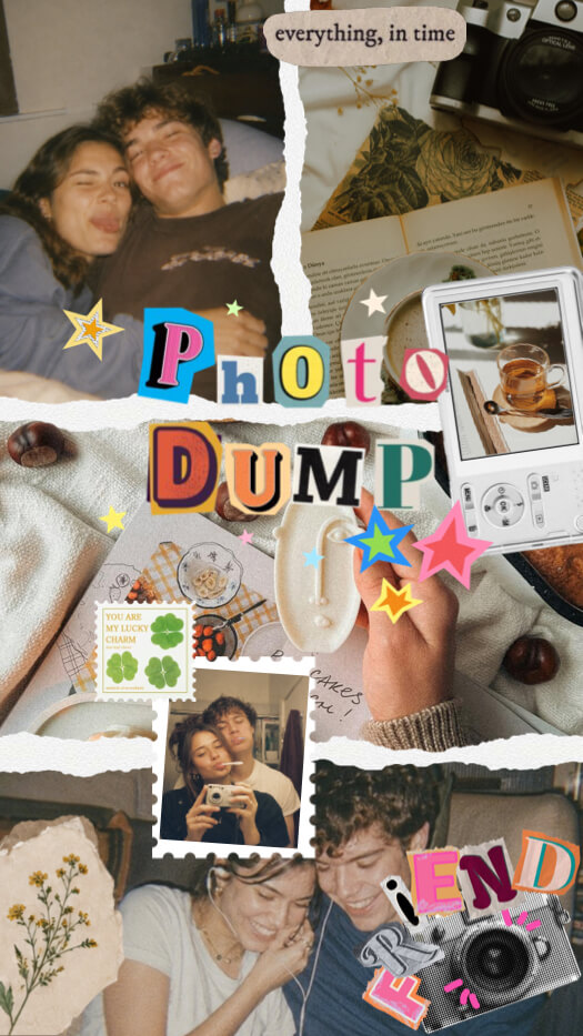Y2K Retro Scrapbook - Photo Dump Template