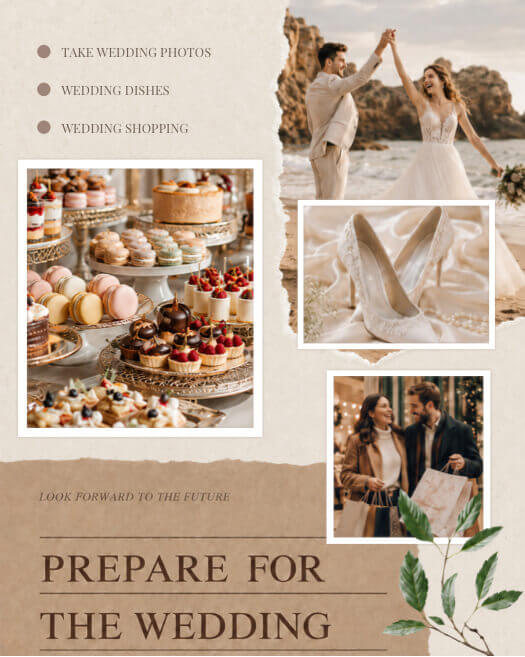 Rustic Wedding - Scrapbook Photo Template