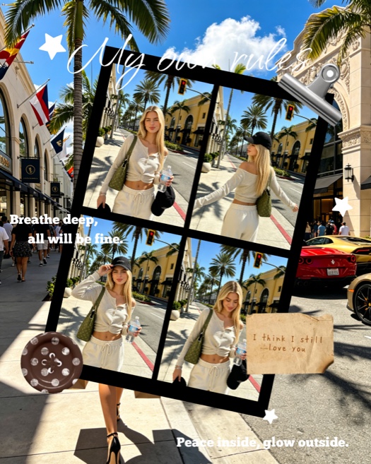 Aesthetic Summer Urban - Modèle de Collage