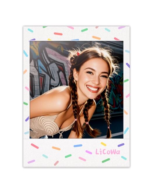 Sprinkle Pop Aesthetic - Instant Photo Template