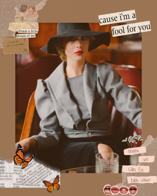 Vintage Retro - Scrapbook-Vorlage