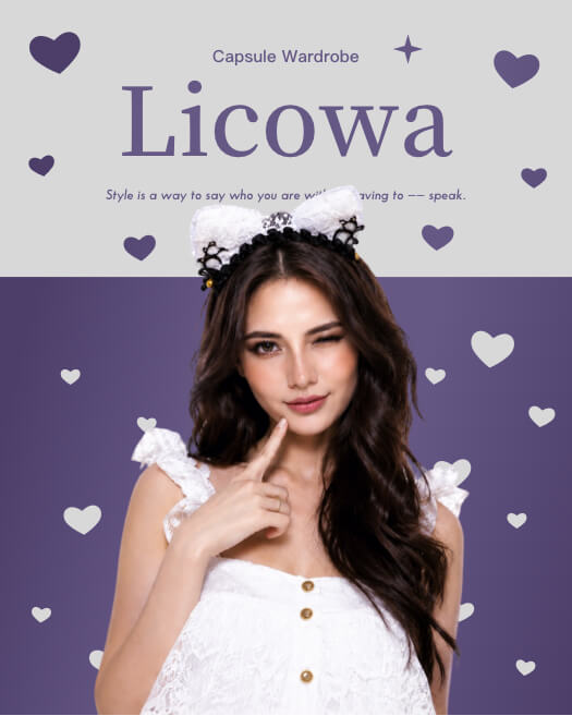 Aesthetic Purple Fashion - Magazine Template