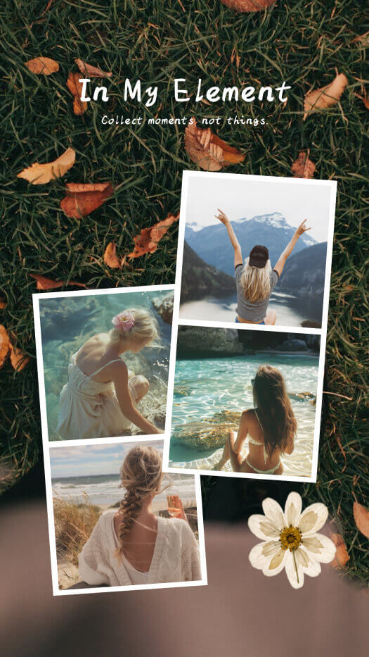 Aesthetic Nature - Photo Grid Template