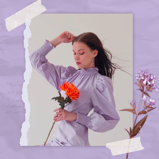 Aesthetic Floral - Scrapbook Collage Template
