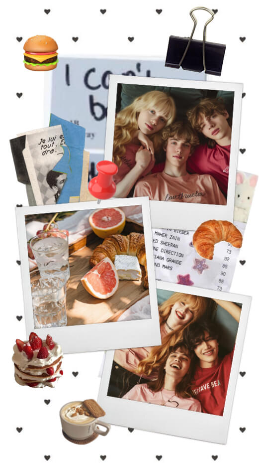 Aesthetic Summer Scrapbook - Multi-Photo Layout