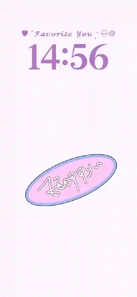 Minimalist Pastel Coquette - DIY Live Wallpaper Template